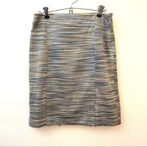 isabel & nina double split geo patterned pencil skirt size 4